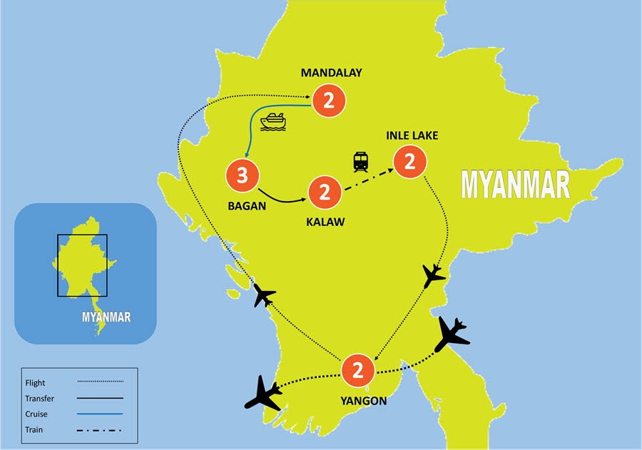 12-DAY MYANMAR ADVENTURE TOUR